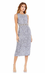 1 of 3 Mac Duggal 10739 Dress Steel