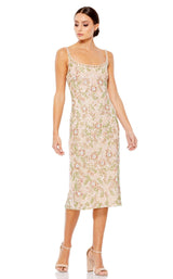 1 of 3 Mac Duggal 10755D Dress Nude-Multi