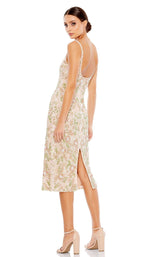 2 of 3 Mac Duggal 10755D Dress Nude-Multi