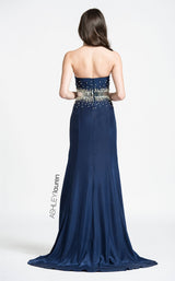 3 of 6 Ashley Lauren 1078 Dress Navy