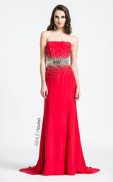 2 of 6 Ashley Lauren 1078 Dress Red