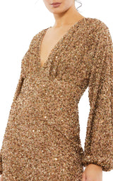 4 of 4 Mac Duggal 10791 Dress Bronze