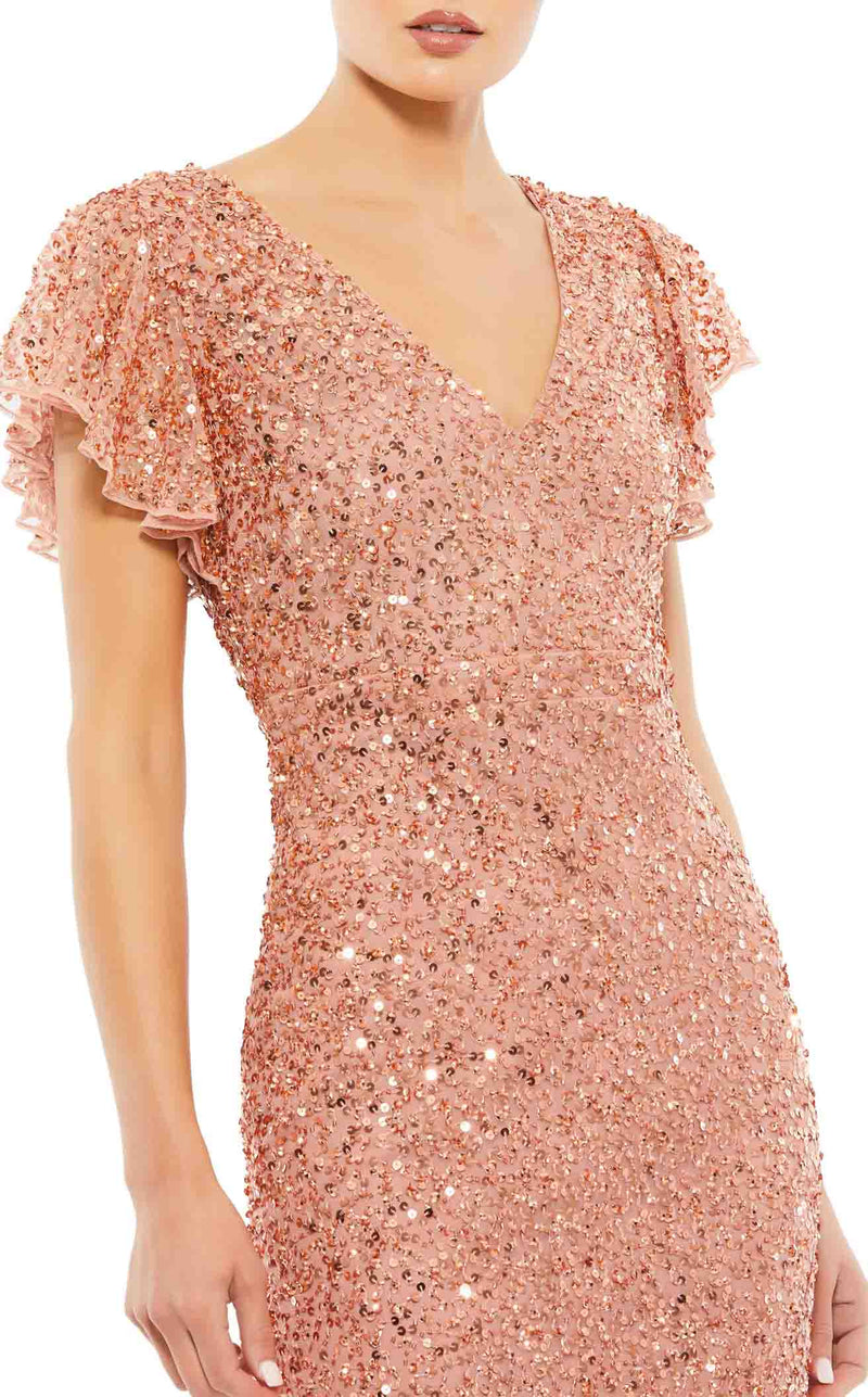 Mac Duggal 10801 Rose-Gold