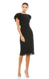 2 of 4 Mac Duggal 10827 Dress Black