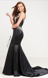 4 of 6 Ashley Lauren 1086 Dress Black