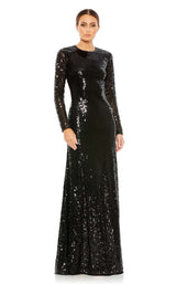 2 of 6 Mac Duggal 10891 Dress Black