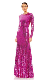 1 of 6 Mac Duggal 10891 Dress Fuchsia