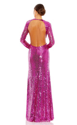 3 of 6 Mac Duggal 10891 Dress Fuchsia