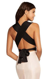 4 of 4 Alyce 108 Black-Champagne Pink