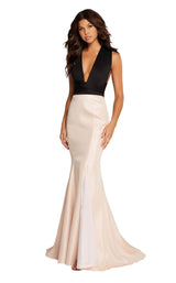 1 of 4 Alyce 108 Black-Champagne Pink