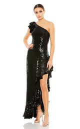 1 of 6 Mac Duggal 10900 Dress Black