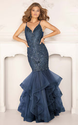 3 of 6 Lucci Lu 1090 Dress Navy