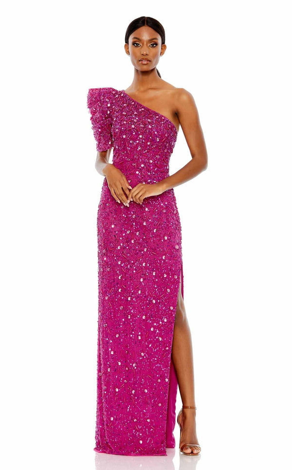 Mac Duggal 10912 Dress Hot-Pink