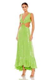 1 of 3 Mac Duggal 10923 Dress Lime-Green