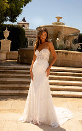 1 of 2 Primavera Couture 11001 Dress Ivory