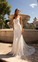 1 of 2 Primavera Couture 11010 Dress Ivory