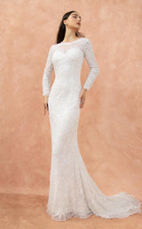 1 of 2 Primavera Couture 11034 Dress Ivory