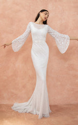 1 of 2 Primavera Couture 11035 Dress Ivory