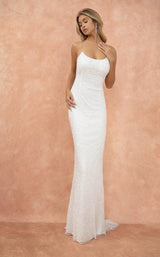 1 of 2 Primavera Couture 11038 Dress Ivory