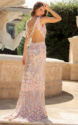 3 of 6 Primavera Couture 11041 Dress Blush-Silver