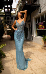 1 of 5 Primavera Couture 11049 Dress Bright-Blue