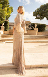 3 of 4 Primavera Couture 11058 Dress Champagne
