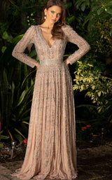 1 of 2 Primavera Couture 11064 Dress Mocha