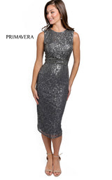 2 of 4 Primavera Couture 11076 Dress Charcoal