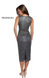 4 of 4 Primavera Couture 11076 Dress Charcoal