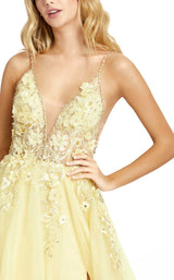3 of 3 Mac Duggal 11125 Dress Lemon