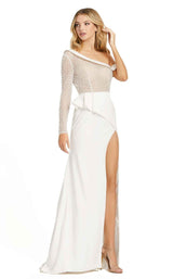 1 of 3 Mac Duggal 11126 Dress Ivory-Nude
