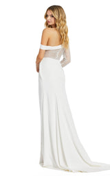 2 of 3 Mac Duggal 11126 Dress Ivory-Nude