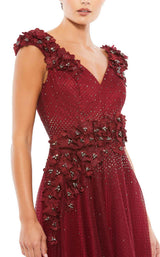 3 of 3 Mac Duggal 11152 Dress Burgundy