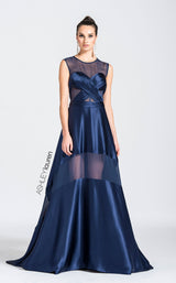 1 of 4 Ashley Lauren 1115 Dress Navy