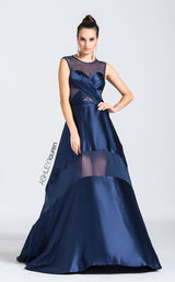 2 of 4 Ashley Lauren 1115 Dress Navy
