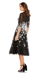 2 of 3 Mac Duggal 11161 Dress Black-Multi