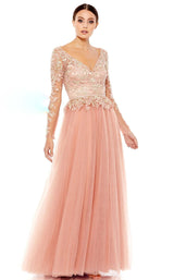 2 of 4 Mac Duggal 11168D Dress Rose-Gold