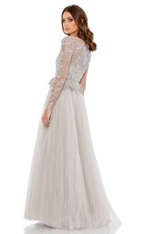 3 of 4 Mac Duggal 11168D Dress Silver