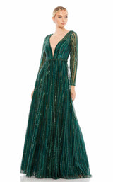1 of 4 Mac Duggal 11184 Dress Emerald