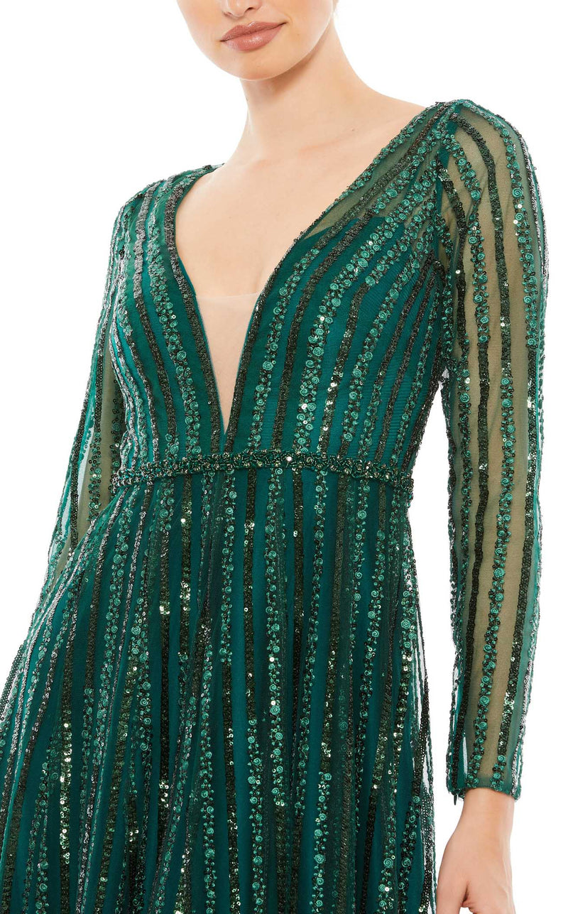 Mac Duggal 11184 Emerald