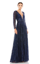 2 of 4 Mac Duggal 11184 Dress Midnight