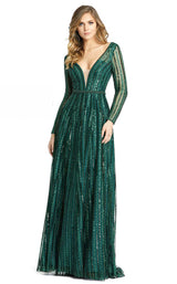 1 of 4 Mac Duggal 11184D Dress Emerald