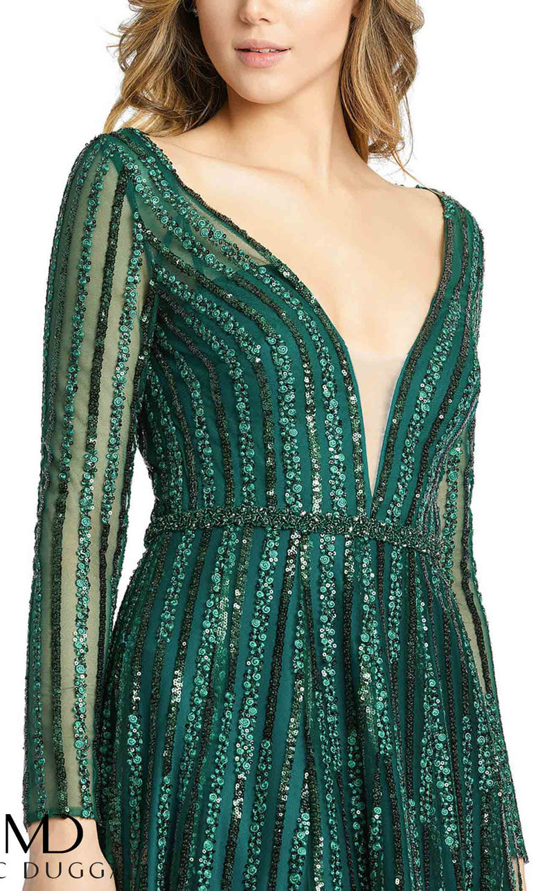 Mac Duggal 11184D Dress Emerald