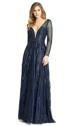 2 of 4 Mac Duggal 11184D Dress Midnight