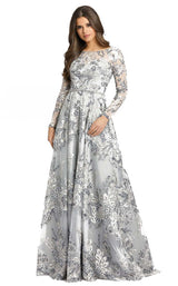 1 of 3 Mac Duggal 11185D Dress Platinum