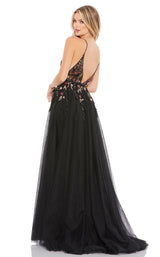 2 of 3 Mac Duggal 11193D Dress Black-Multi
