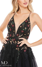 3 of 3 Mac Duggal 11193D Dress Black-Multi