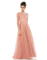 2 of 6 Mac Duggal 11235 Dress Apricot