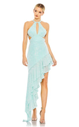 2 of 6 Mac Duggal 11274 Dress Aqua