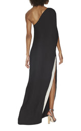 3 of 6 Halston Heritage MGT161772C Black-Champagne